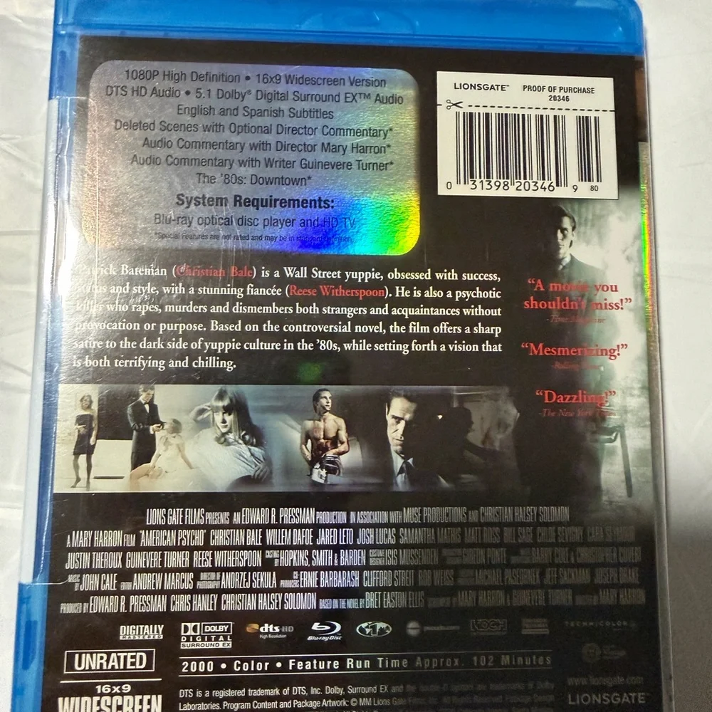American Psycho (Blu-ray) - Black